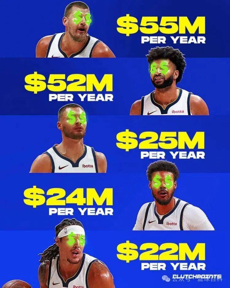 NBA压哨续约日：抢断王1亿，总冠军铁卫1.25亿！都超值啊！