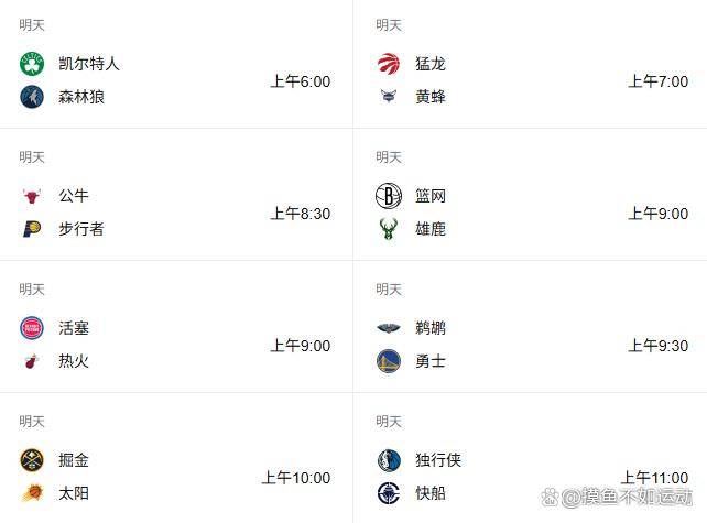 NBA明日赛程：库里左膝扭伤，勇士主场迎战鹈鹕，快船独行侠谁能止住颓势