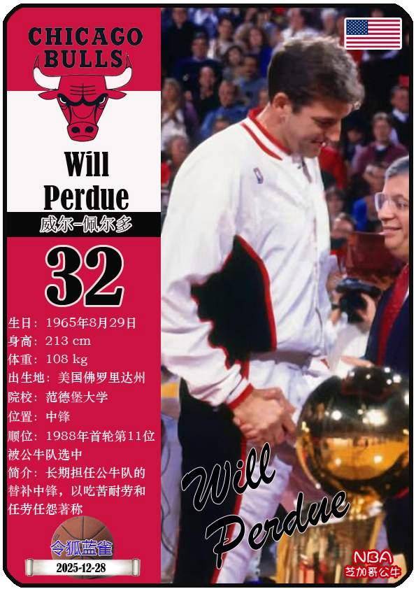 球星卡（NBA）：92/93赛季NBA总冠军芝加哥公牛队夺冠阵容